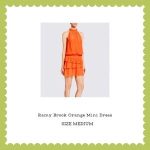Ramy Brook Orange A-Line Dress
